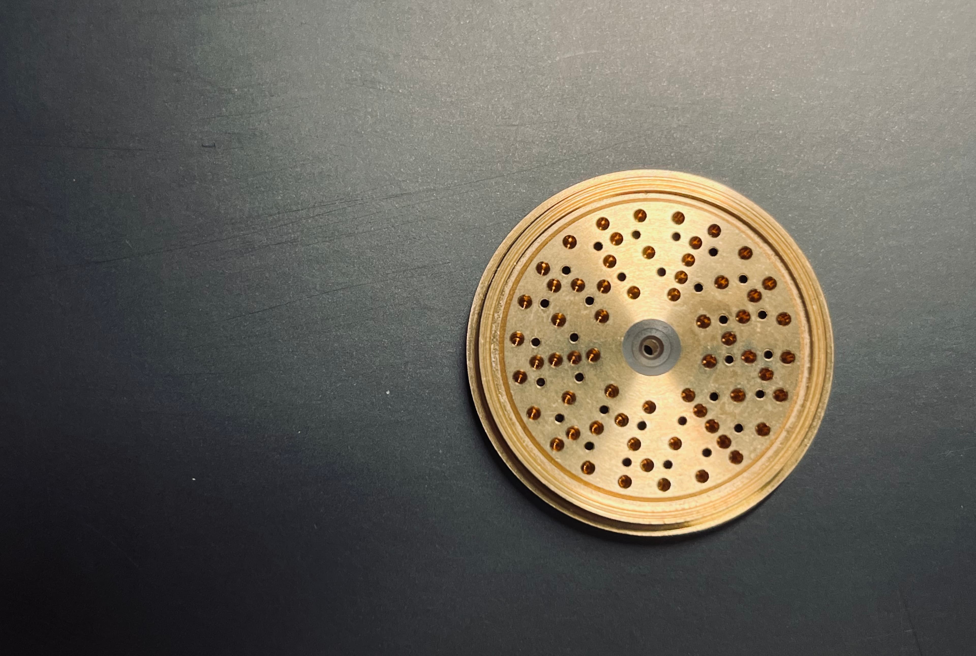 Inside a Fortin microphone